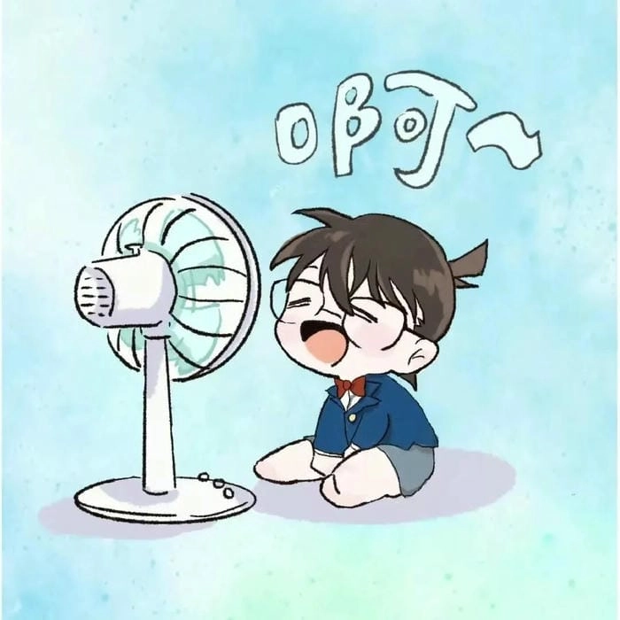 Tải về ngay tranh tô màu conan chibi