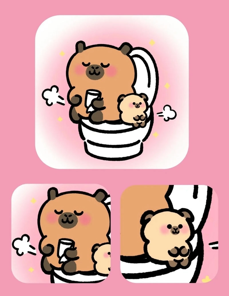 Khám phá ngay capybara chibi dễ thương