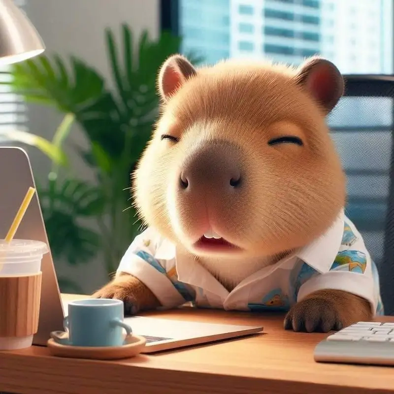 Chiêm ngưỡng bộ sưu tập capybara chibi cute