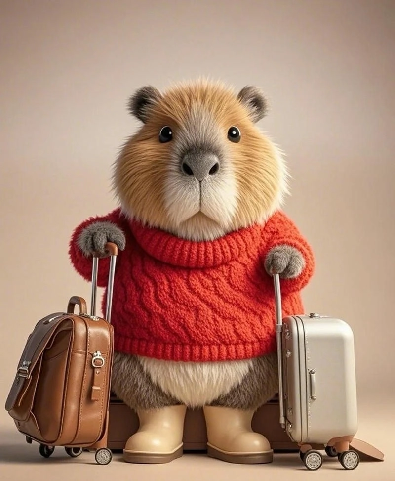 Chọn ngay avatar hình nền capybara cute chibi đẹp