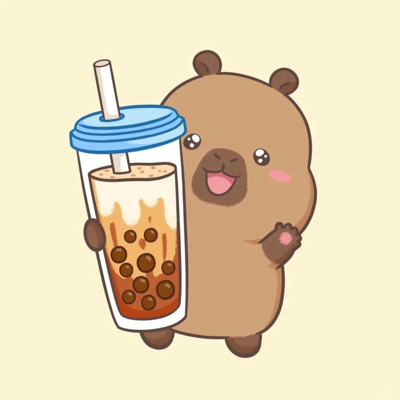 Tải ngay chibi cute hình nền capybara cute chibi