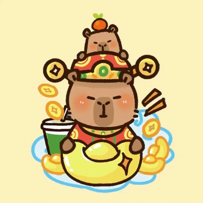 Giải trí cùng capybara meme chibi vui nhộn