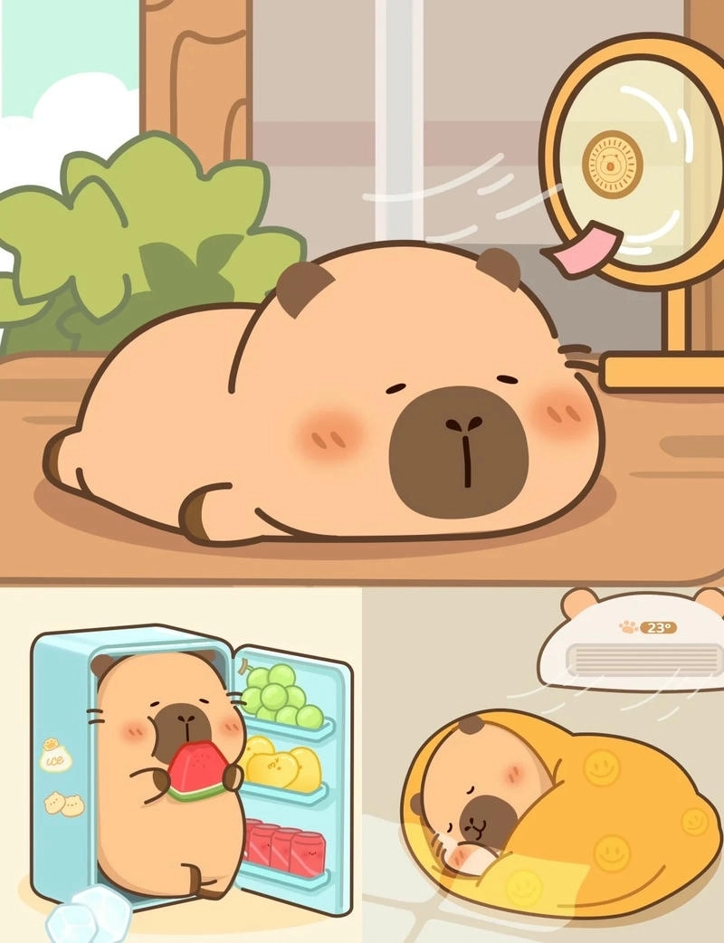 Sưu tập ngay capybara hình capybara chibi cute