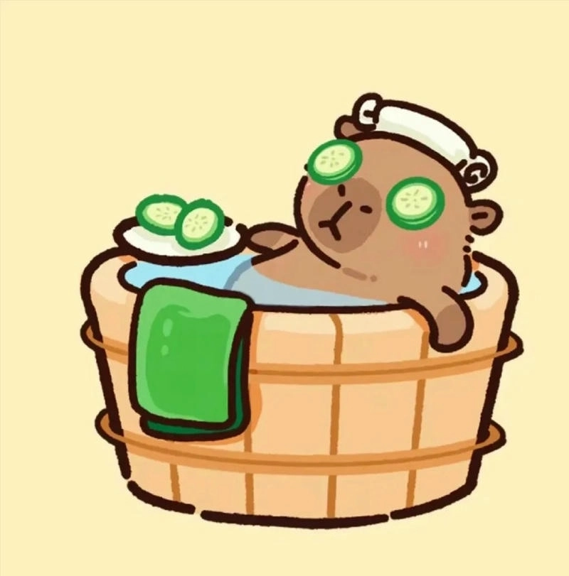 Đổi ngay avatar avatar capybara chibi cute dễ thương