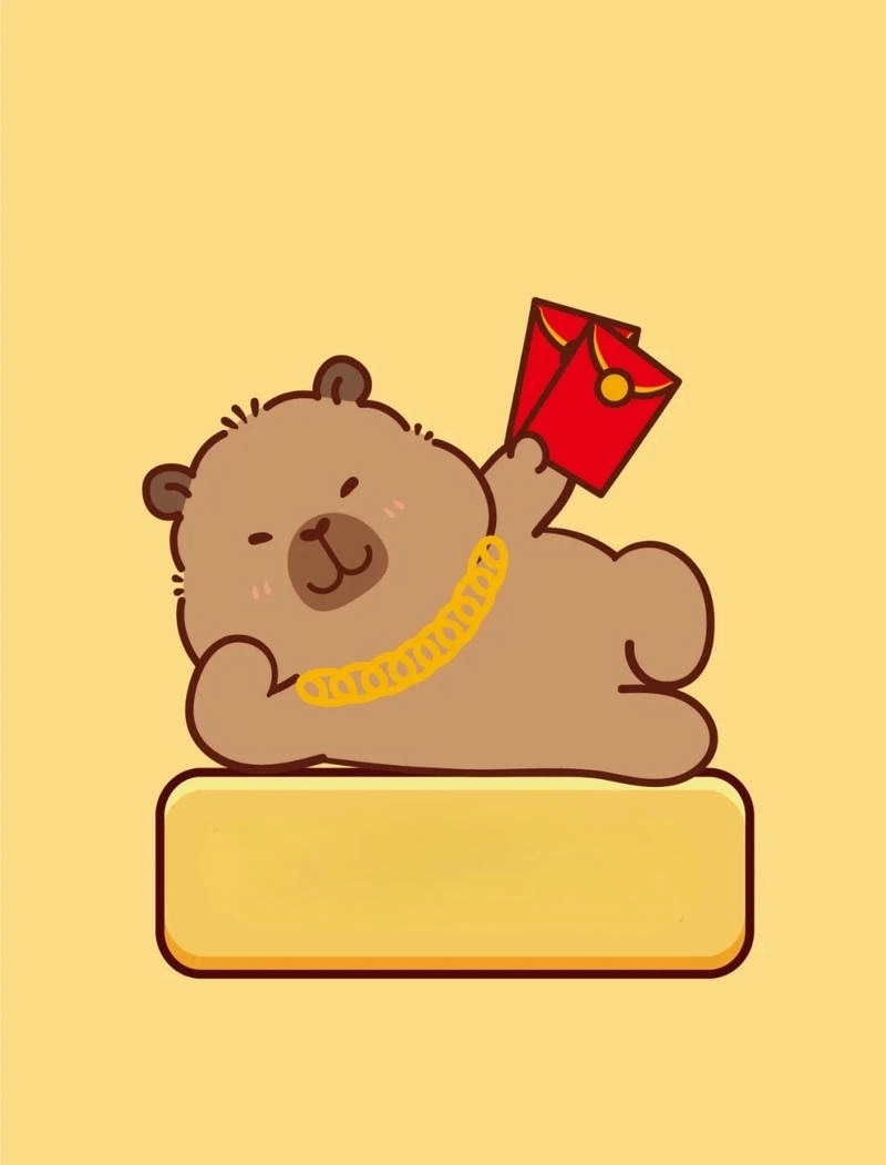 Khám phá ngay ảnh chibi capybara cực đáng yêu