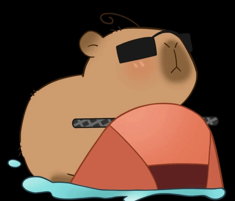 Tải ngay hình nền điện thoại capybara chibi dễ thương
