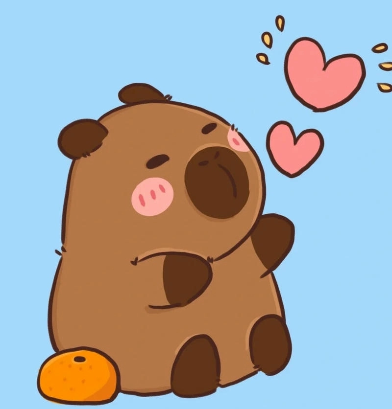 Cập nhật ngay hình nền hình nền capybara chibi đẹp mắt