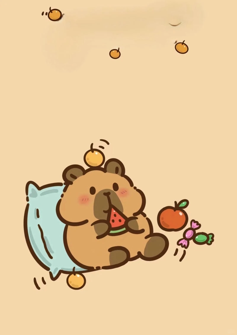 Tìm ngay chibi cute hình capybara chibi cute