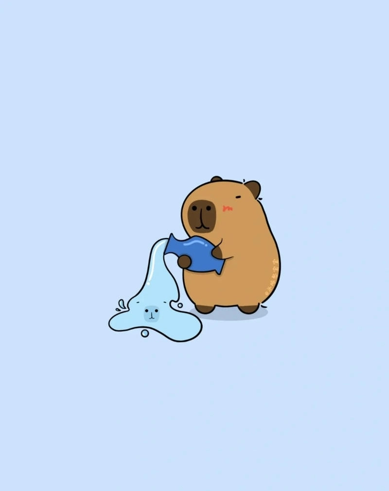Học ngay cách vẽ capybara chibi cute đơn giản