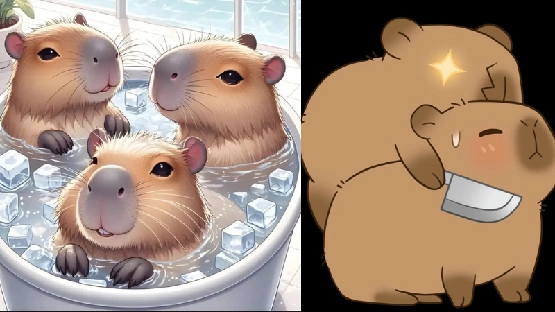 Hình ảnh capybara chibi là gì?