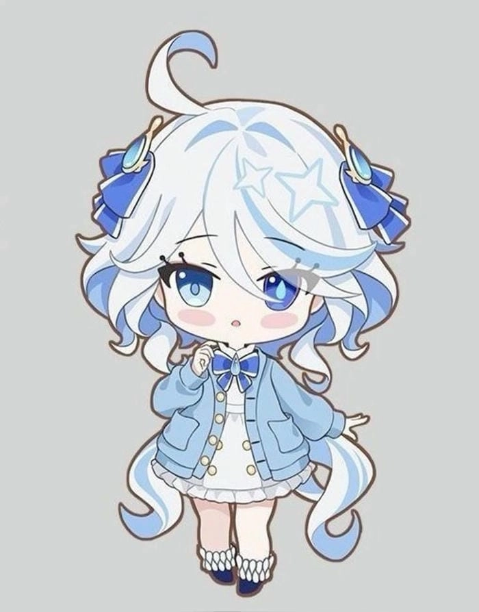 Khám phá sticker cực đẹp furina chibi sticker png