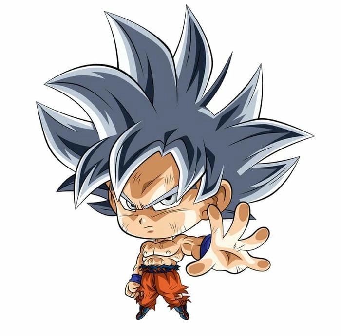 Ngắm bộ ảnh siêu dễ thương cute chibi kawaii goku chibi