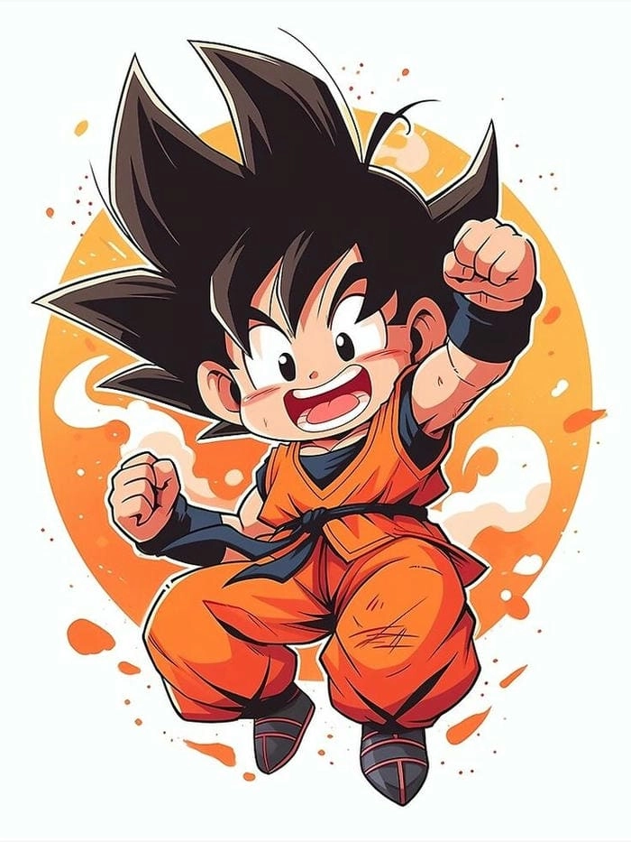 Xem ngay ảnh cực dễ thương cute goku chibi