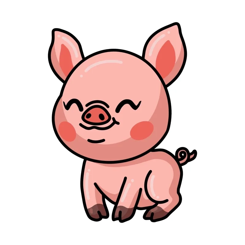 Chiêm ngưỡng bộ sưu tập heo chibi cute
