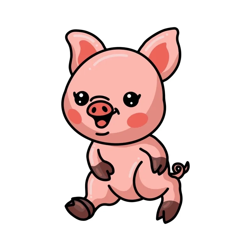 Tuyển chọn ảnh cute dễ thương heo dễ thương chibi