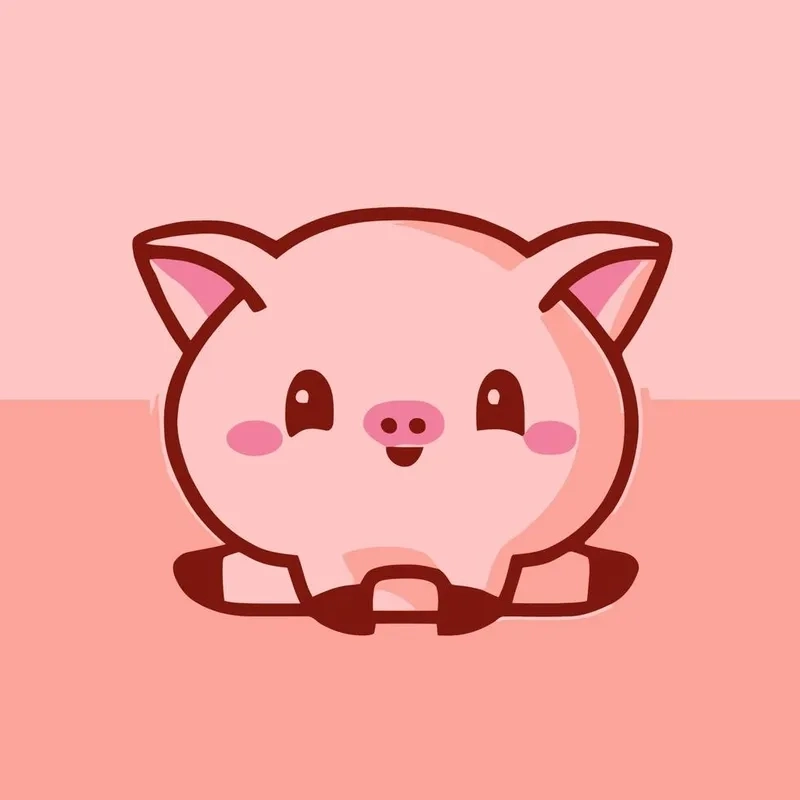 Thưởng thức ngay bộ ảnh hình heo chibi