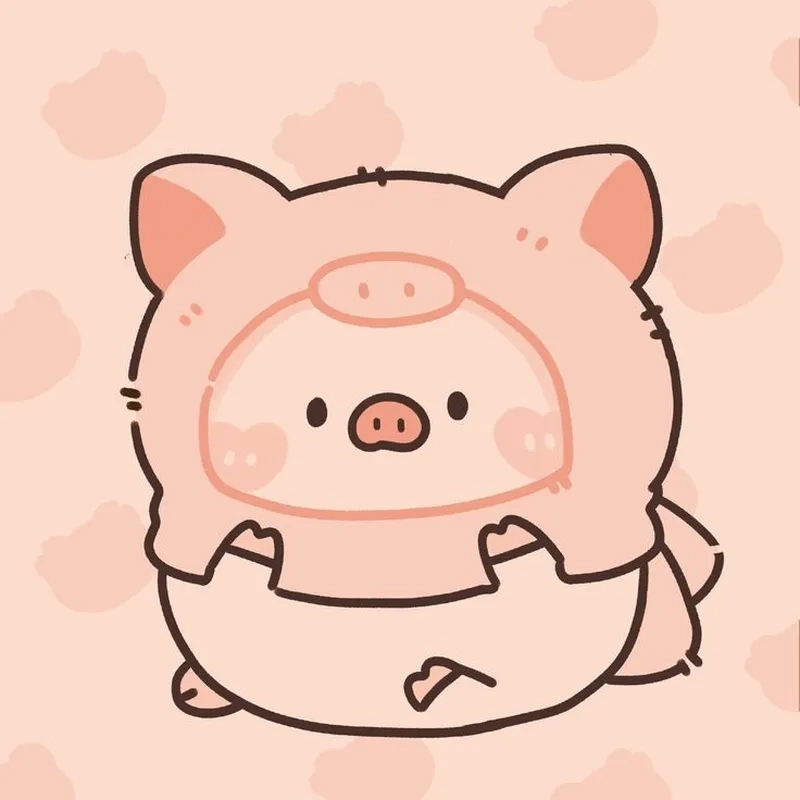 Cập nhật bộ hình nền siêu yêu hình nền heo chibi