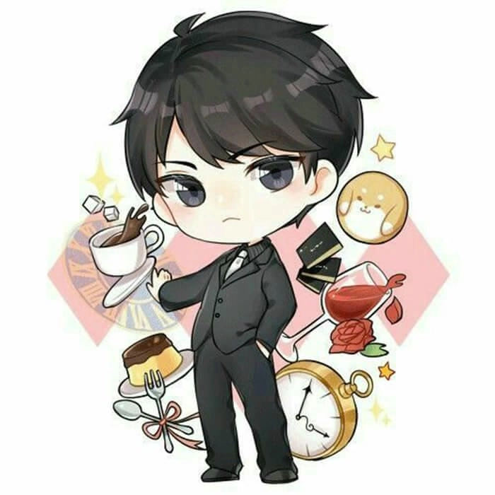 Trang trí thiết bị với hình nền nam cute chibi
