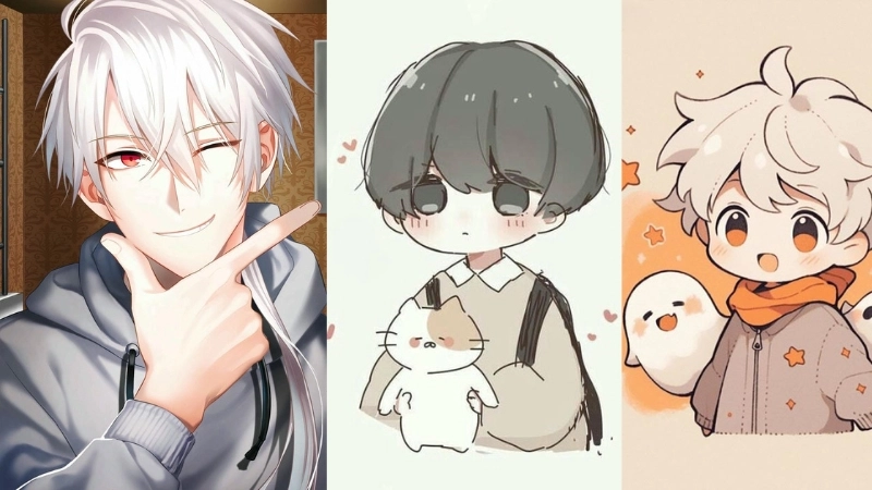 Đặc điểm nổi bật của hình ảnh chibi nam cute