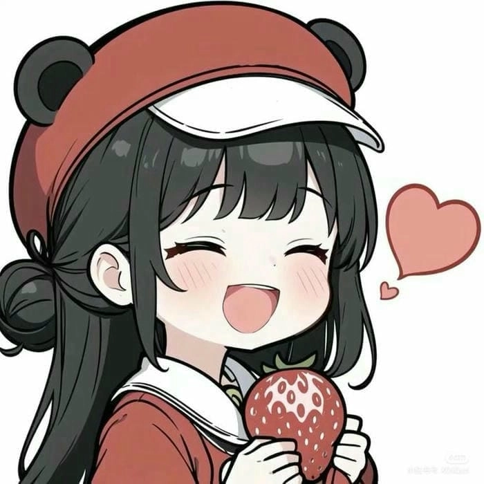 Ngắm nhìn hình ảnh chibi nữ cute màu tím