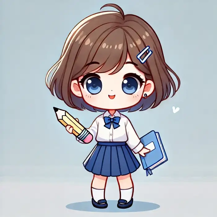 Hướng dẫn cách vẽ anime chibi nữ cute