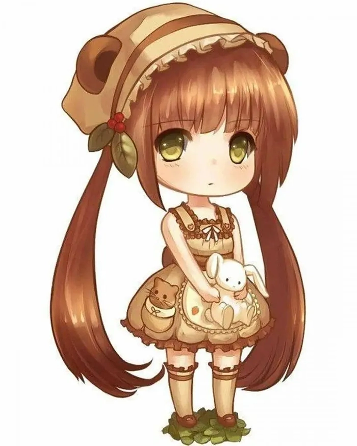 Tải ngay hình ảnh chibi nữ cute tóc ngắn