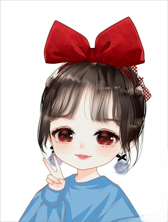 Tải ngay ảnh anime chibi nữ cute cực đẹp