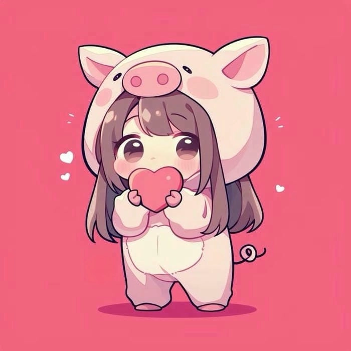 Gợi ý avatar chibi nữ cute màu tím hot