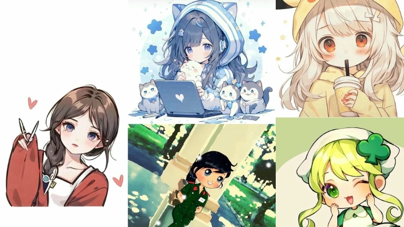 Đặc điểm nổi bật của hình ảnh chibi nữ cute