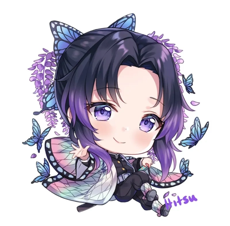 Ngắm bộ ảnh kochou shinobu chibi cực yêu