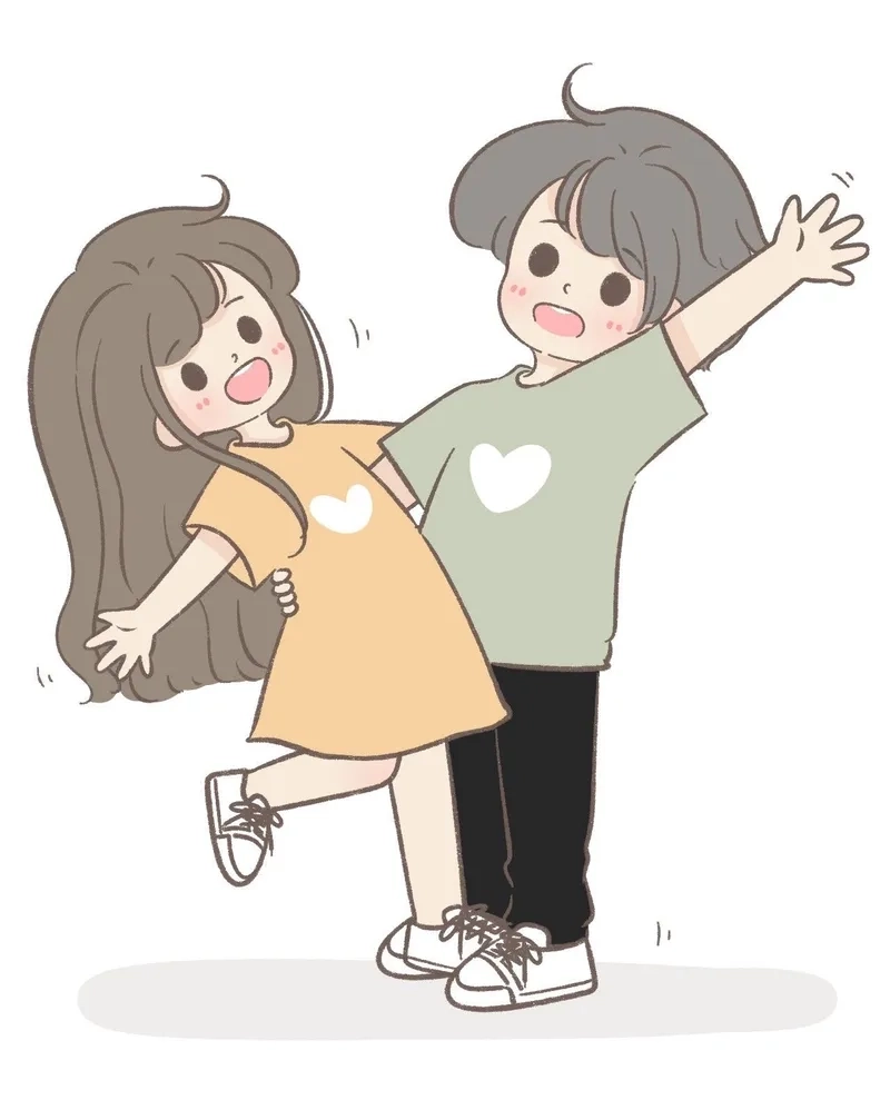 Ngắm nhìn hình chibi cute cặp độc đáo