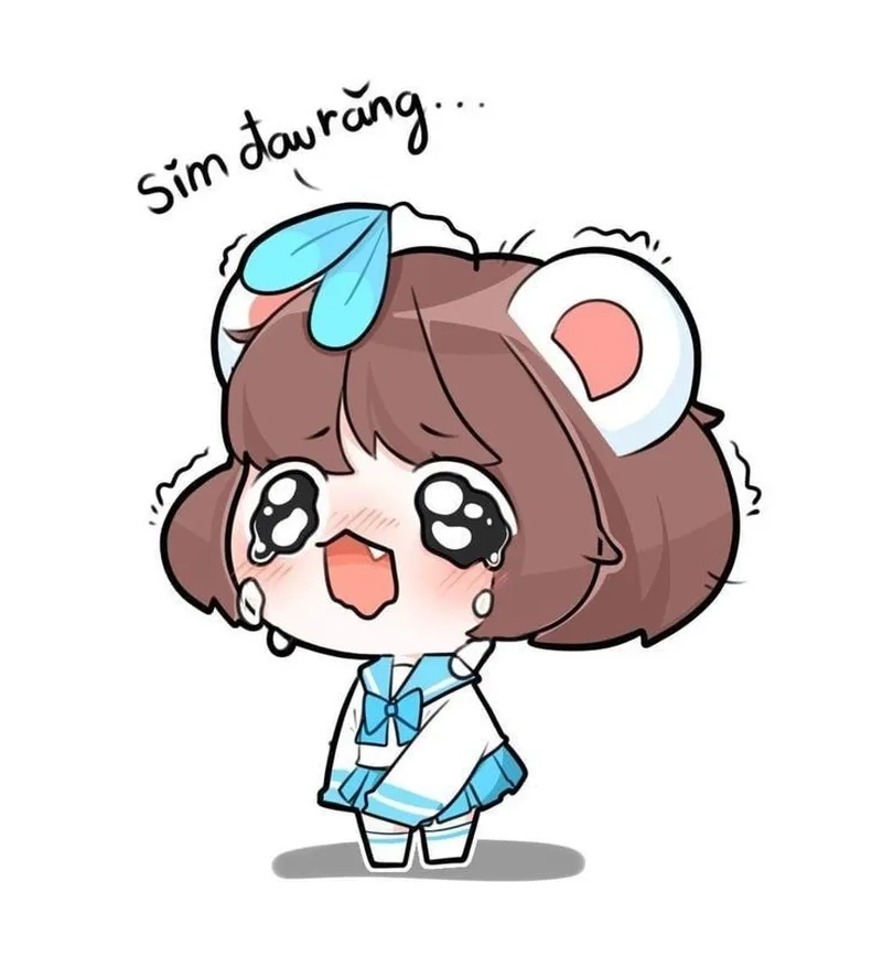 Tổng hợp bộ ảnh mèo simmy chibi dễ thương