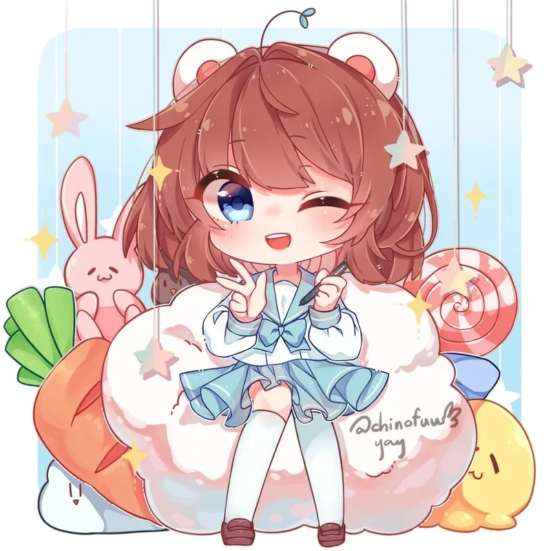 Tải ngay bộ hình nền simmy chibi dễ thương