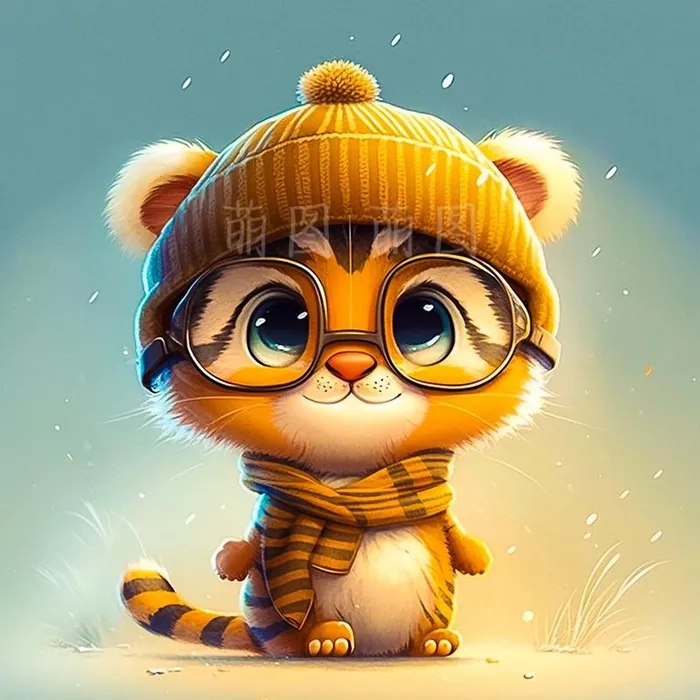 Tải ngay bộ sưu tập hình con hổ chibi cute