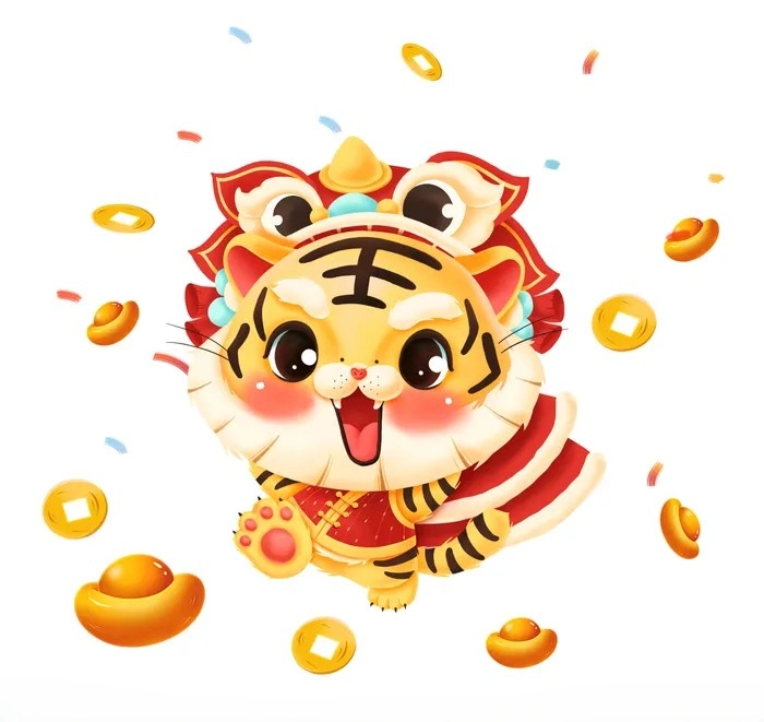 Khám phá mẫu ảnh mặt hổ chibi