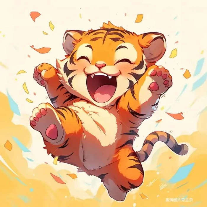 Bộ sưu tập hấp dẫn ảnh hổ chibi cute