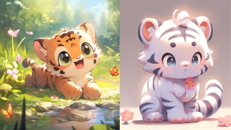 Thế nào là ảnh hổ chibi?