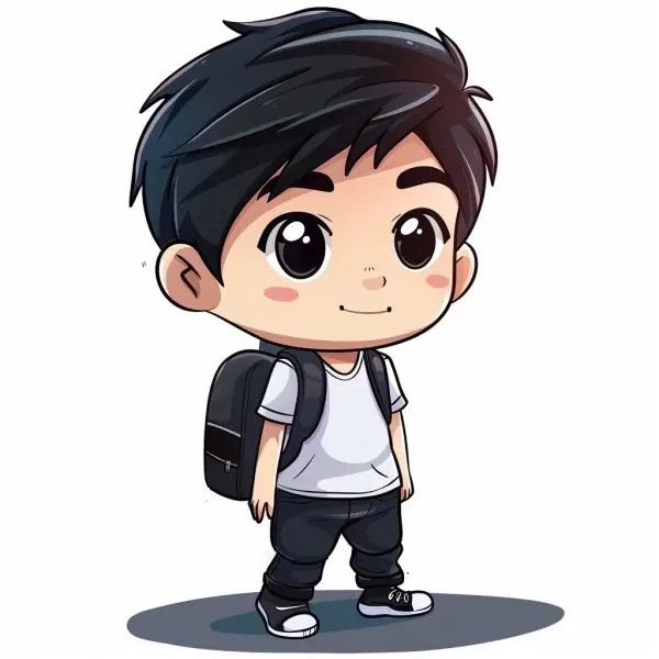 Khám phá nét ngây ngô từ hình ảnh chibi học sinh