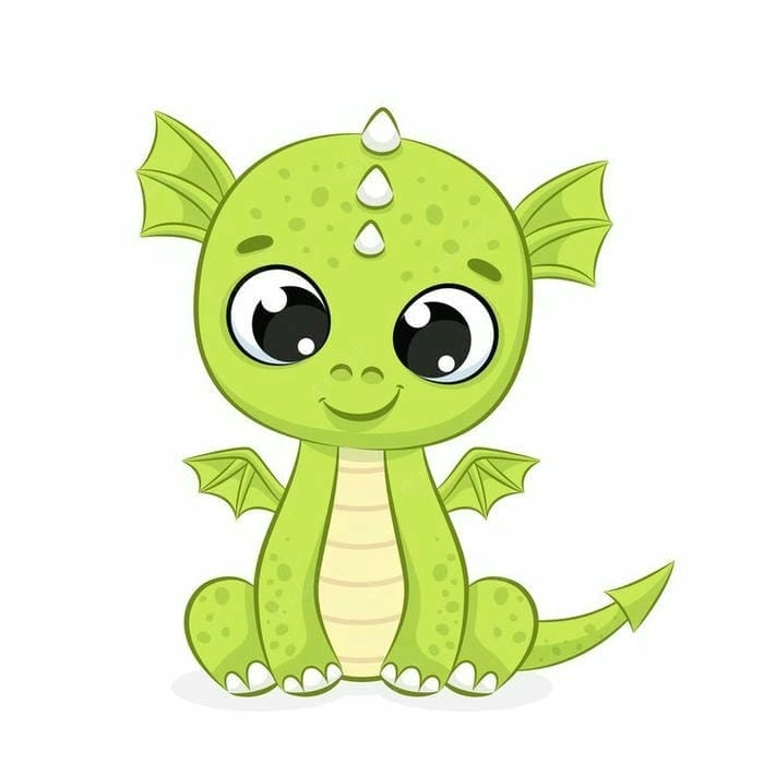 Bộ sưu tập siêu đáng yêu vẽ khủng long chibi