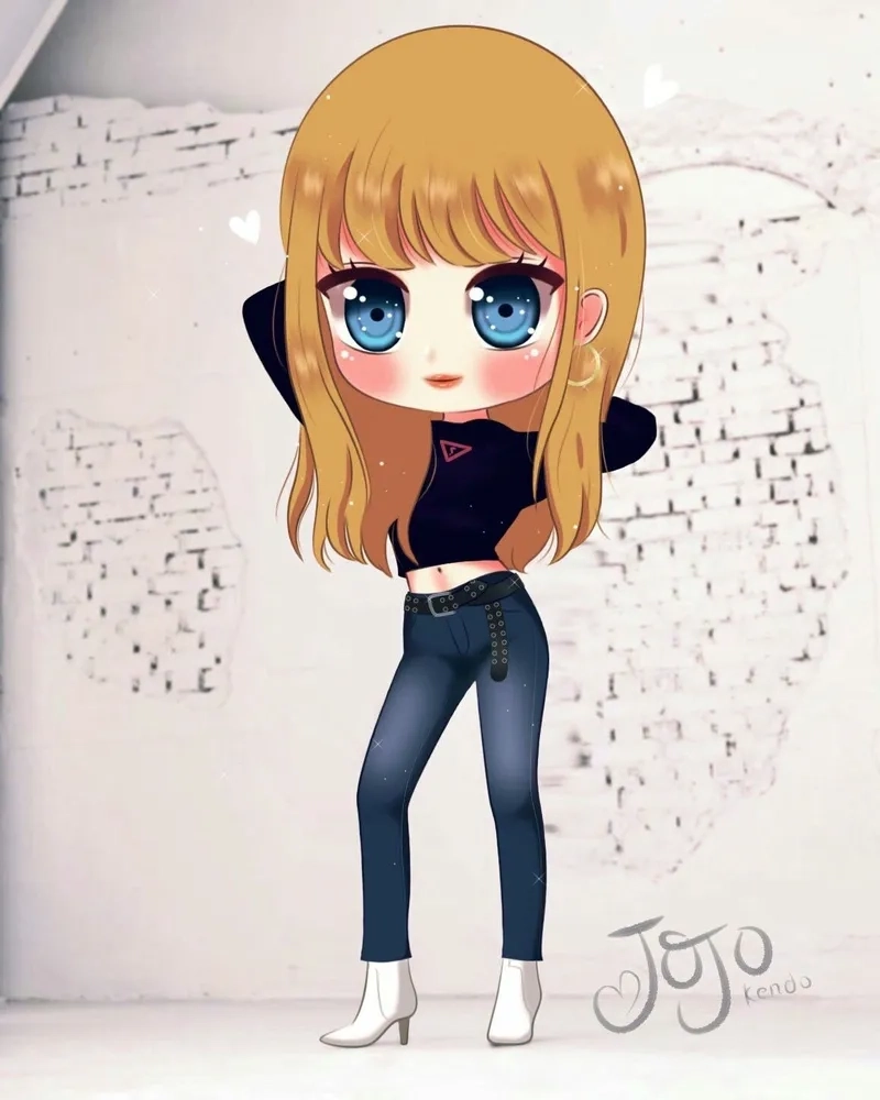 Khám phá ngay bộ ảnh vẽ lisa chibi