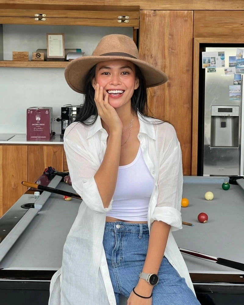 Diện mạo Mâu Thủy mang bầu cực rạng rỡ