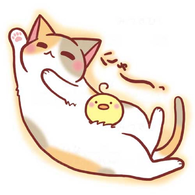 Trang trí điện thoại với hình nền mèo chibi cute