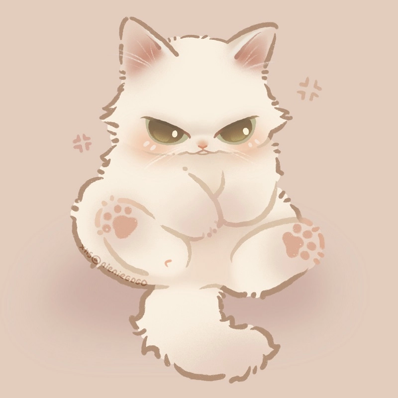 Thưởng thức bộ sưu tập hình chibi mèo siêu đẹp
