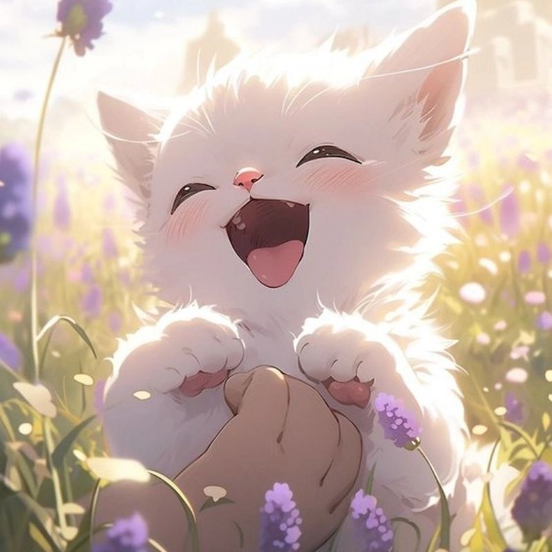 Bộ ảnh ảnh cute chibi mèo dành cho tín đồ mê mèo