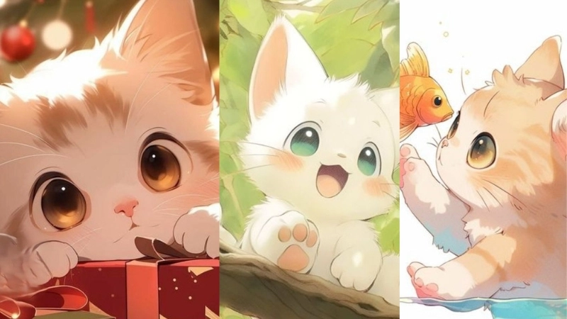 Ảnh mèo cute chibi là gì?
