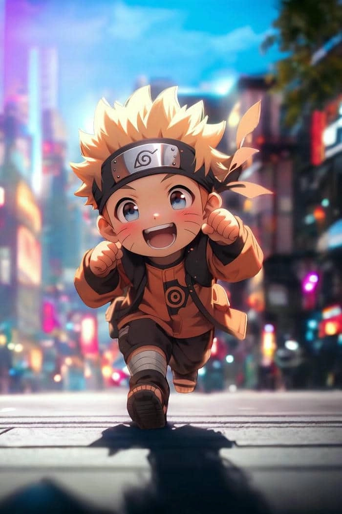 Bộ ảnh cực chất naruto cửu vĩ chibi