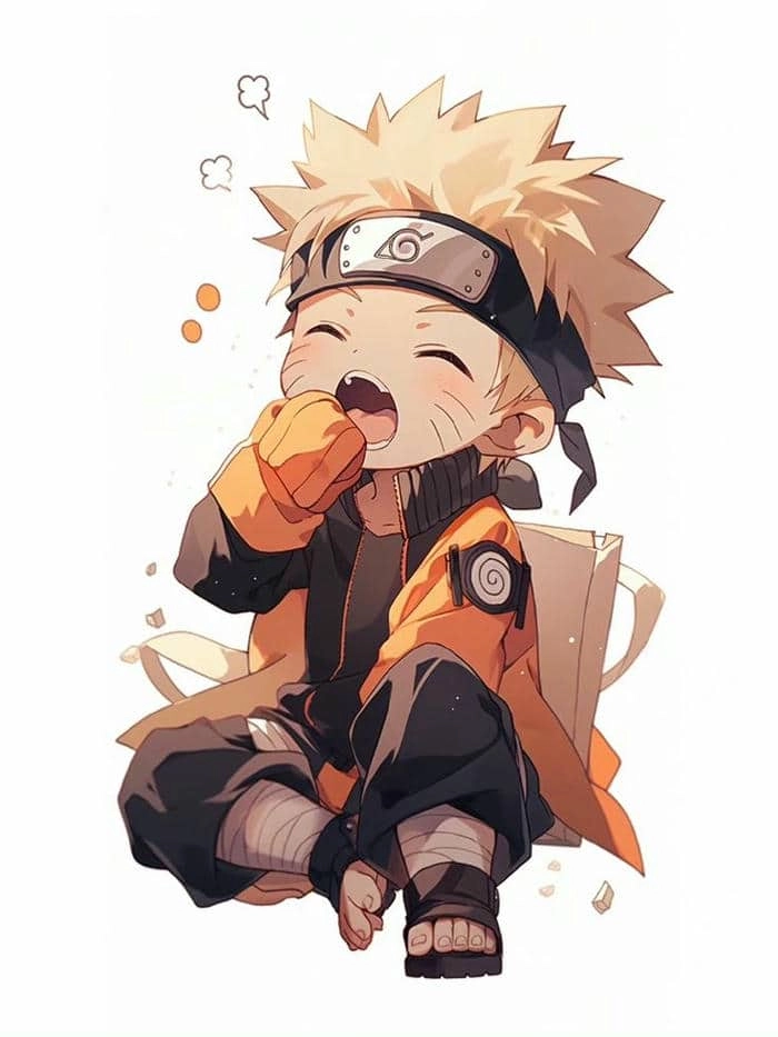 Bộ ảnh cực yêu đội 7 naruto chibi