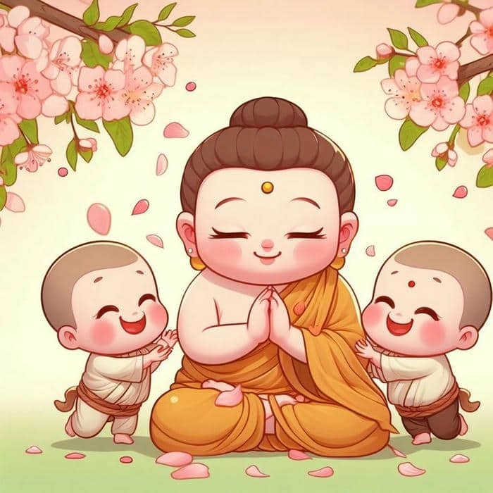 Chiêm ngưỡng nét dễ thương hình ảnh phật chibi