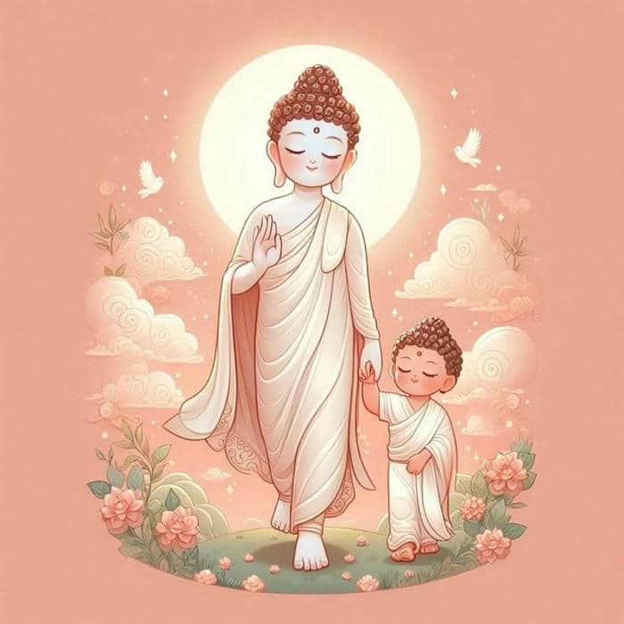 Ngắm nhìn hình ảnh phật thích ca chibi