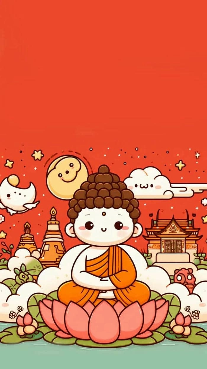 Bộ sưu tập đẹp mắt tượng phật gốm chibi